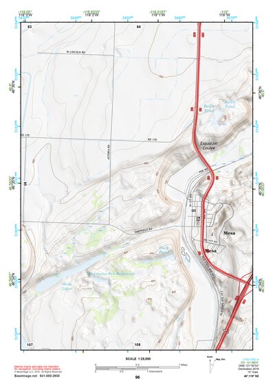 46119NE Page 96 Priest Rapids Topo Preview 1