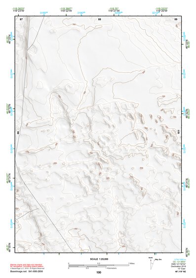 46119NE Page 100 Priest Rapids Topo Preview 1