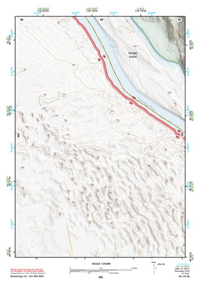 46119NE Page 101 Priest Rapids Topo Preview 1