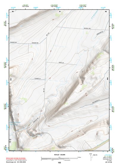 46119NE Page 103 Priest Rapids Topo Preview 1