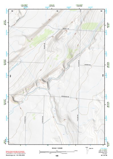 46119NE Page 105 Priest Rapids Topo Preview 1