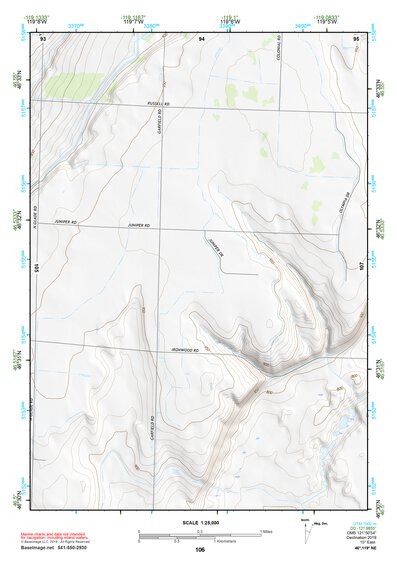 46119NE Page 106 Priest Rapids Topo Preview 1