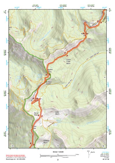 46121NE Page 2 Mount Rainier Topo Preview 1