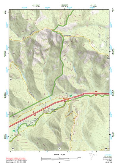 46121NE Page 6 Mount Rainier Topo Preview 1