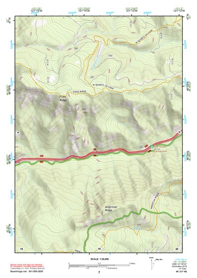 46121NE Page 7 Mount Rainier Topo Preview 1