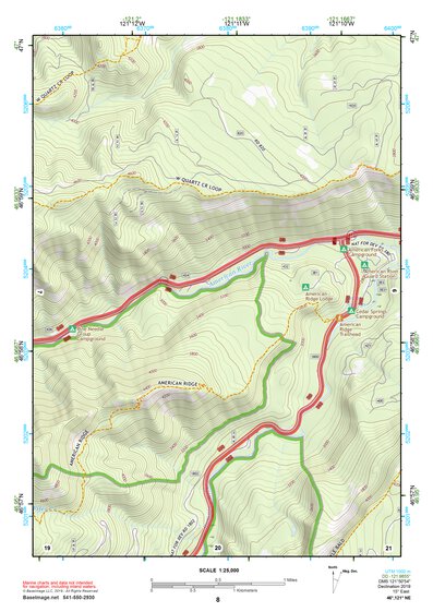 46121NE Page 8 Mount Rainier Topo Preview 1