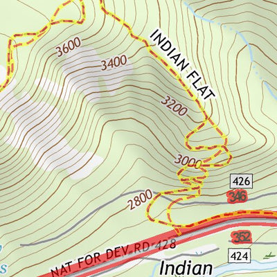 46121NE Page 9 Mount Rainier Topo Preview 3