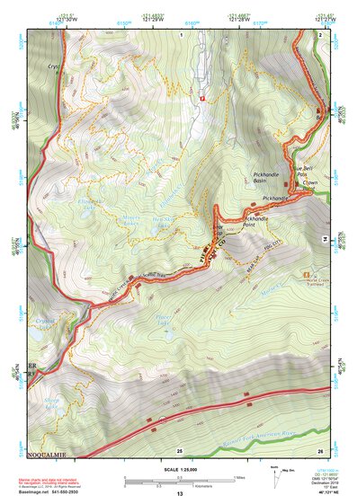 46121NE Page 13 Mount Rainier Topo Preview 1
