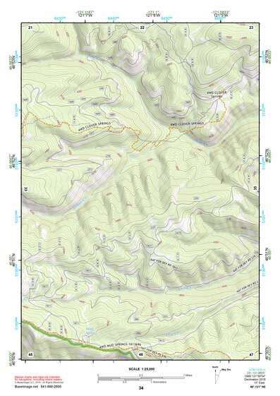 46121NE Page 34 Mount Rainier Topo Preview 1