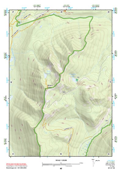 46121NE Page 40 Mount Rainier Topo Preview 1