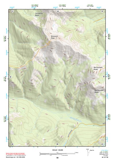 46121NE Page 54 Mount Rainier Topo Preview 1