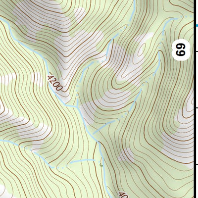 46121NE Page 68 Mount Rainier Topo Preview 3