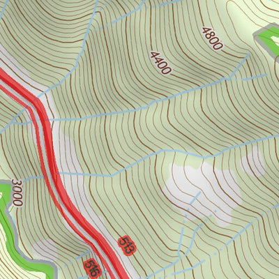 46121NE Page 74 Mount Rainier Topo Preview 3