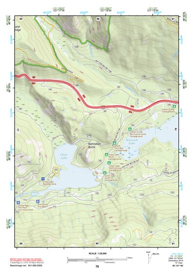 46121NE Page 78 Mount Rainier Topo Preview 1