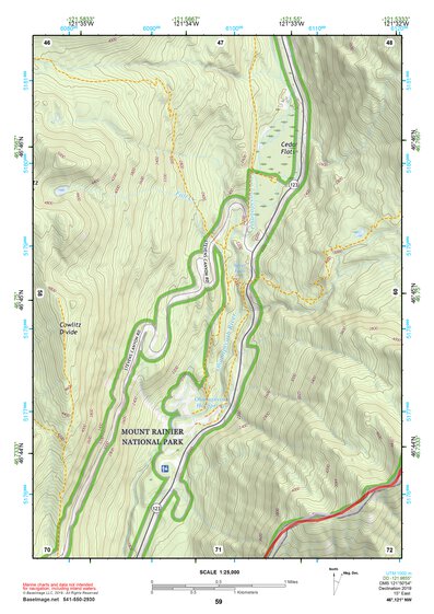 46121NW Page 59 Mount Rainier Topo Preview 1