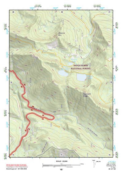46121NW Page 62 Mount Rainier Topo Preview 1