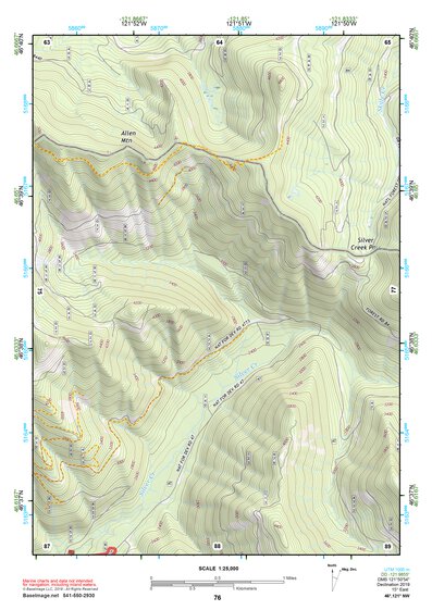 46121NW Page 76 Mount Rainier Topo Preview 1