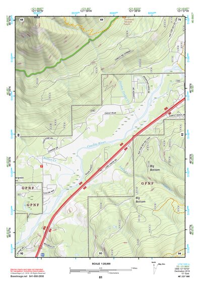 46121NW Page 81 Mount Rainier Topo Preview 1
