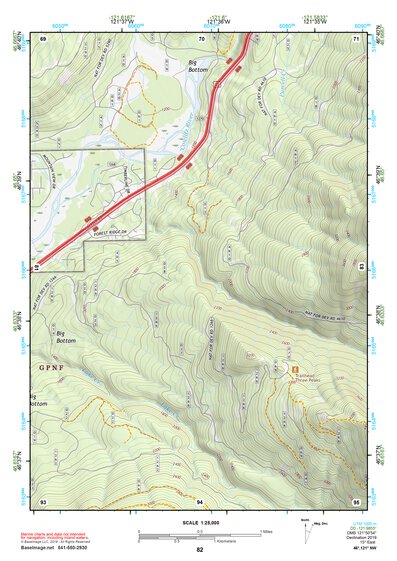 46121NW Page 82 Mount Rainier Topo Preview 1