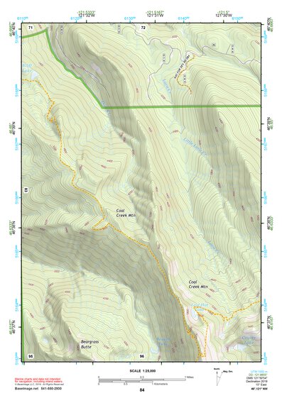 46121NW Page 84 Mount Rainier Topo Preview 1