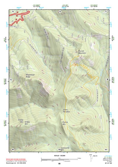 46121NW Page 88 Mount Rainier Topo Preview 1