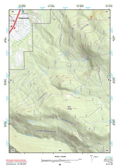 46121NW Page 93 Mount Rainier Topo Preview 1