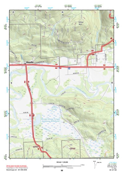 46121NW Page 98 Mount Rainier Topo Preview 1