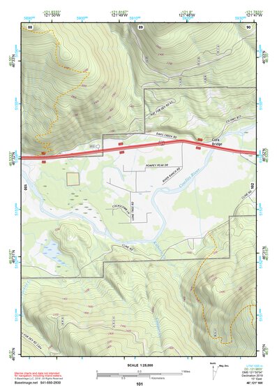 46121NW Page 101 Mount Rainier Topo Preview 1