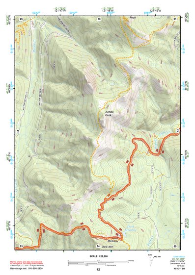 46121SW Page 42 Mount Adams Topo Preview 1