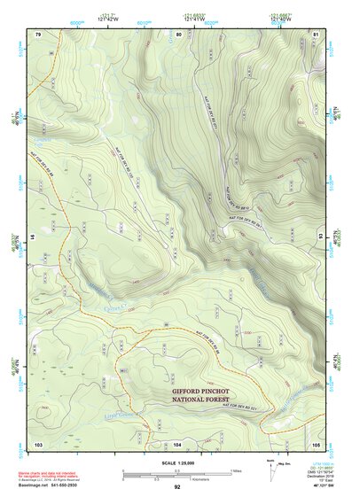 46121SW Page 92 Mount Adams Topo Preview 1