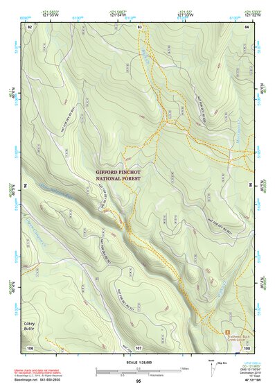 46121SW Page 95 Mount Adams Topo Preview 1