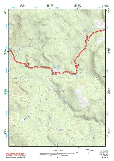 46122SE Page 1 Mount Saint Helens Topo Preview 1