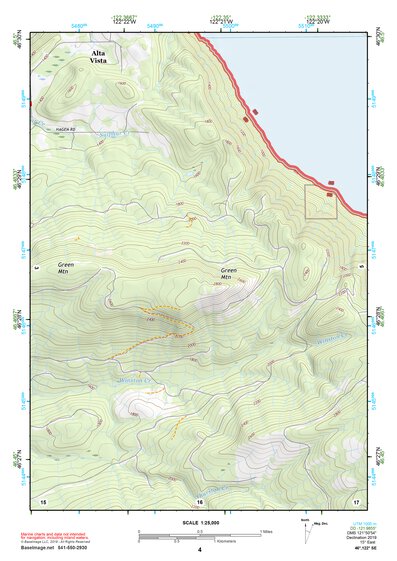 46122SE Page 4 Mount Saint Helens Topo Preview 1