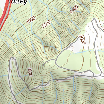 46122SE Page 8 Mount Saint Helens Topo Preview 3