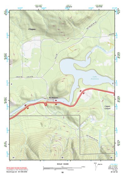 46122SE Page 10 Mount Saint Helens Topo Preview 1