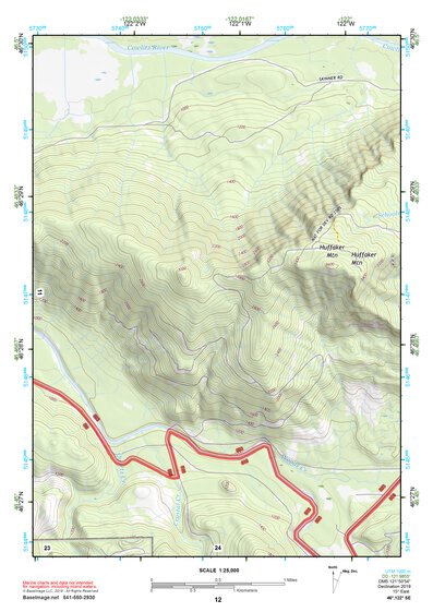 46122SE Page 12 Mount Saint Helens Topo Preview 1