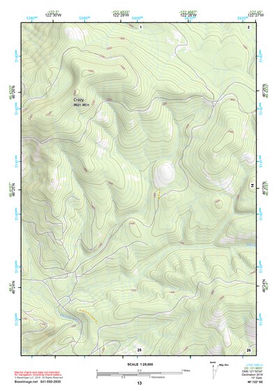 46122SE Page 13 Mount Saint Helens Topo Preview 1