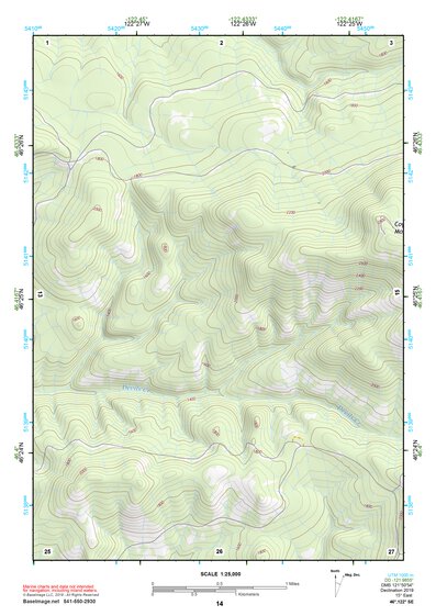 46122SE Page 14 Mount Saint Helens Topo Preview 1