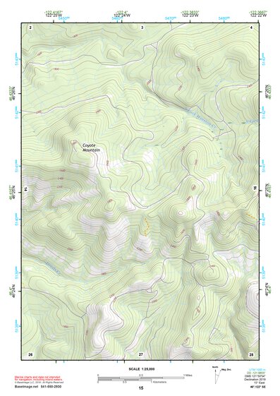 46122SE Page 15 Mount Saint Helens Topo Preview 1