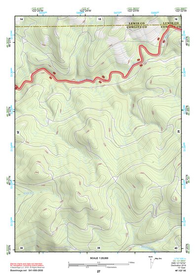 46122SE Page 27 Mount Saint Helens Topo Preview 1