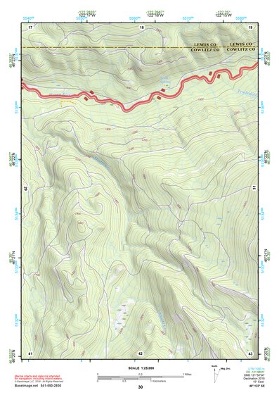 46122SE Page 30 Mount Saint Helens Topo Preview 1