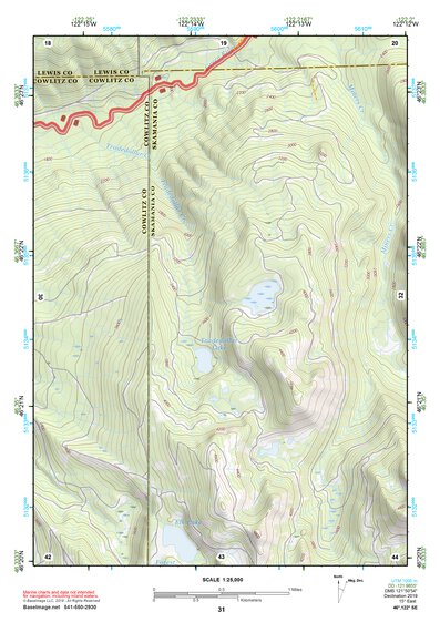 46122SE Page 31 Mount Saint Helens Topo Preview 1