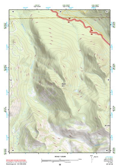46122SE Page 32 Mount Saint Helens Topo Preview 1