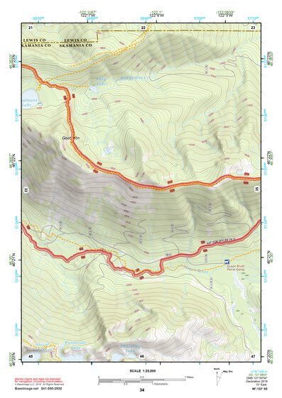 46122SE Page 34 Mount Saint Helens Topo Preview 1