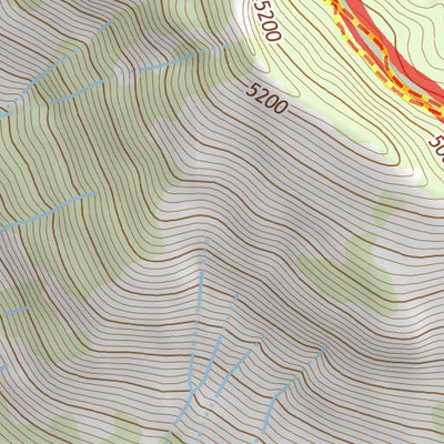46122SE Page 34 Mount Saint Helens Topo Preview 3