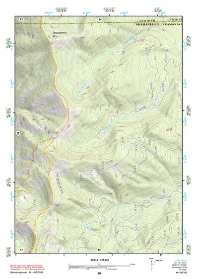 46122SE Page 36 Mount Saint Helens Topo Preview 1