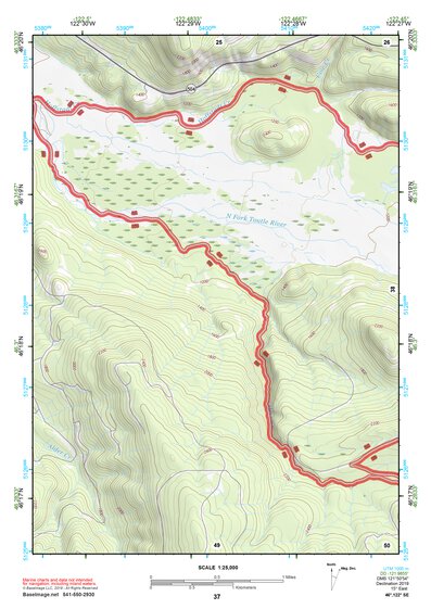46122SE Page 37 Mount Saint Helens Topo Preview 1