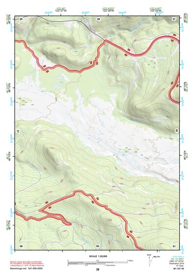 46122SE Page 38 Mount Saint Helens Topo Preview 1