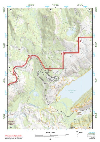 46122SE Page 42 Mount Saint Helens Topo Preview 1