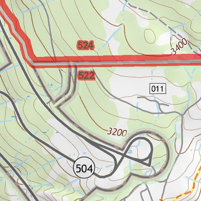 46122SE Page 42 Mount Saint Helens Topo Preview 2